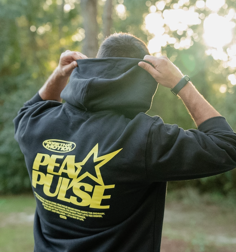 More than Motion Hoodie - Black / Yellow - LOCAL PICKUP