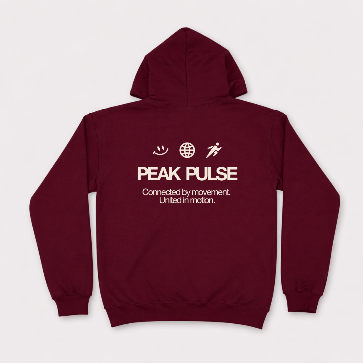 Connected by Movement - Maroon / Cream - LOCAL PICKUP - Peak Pulse