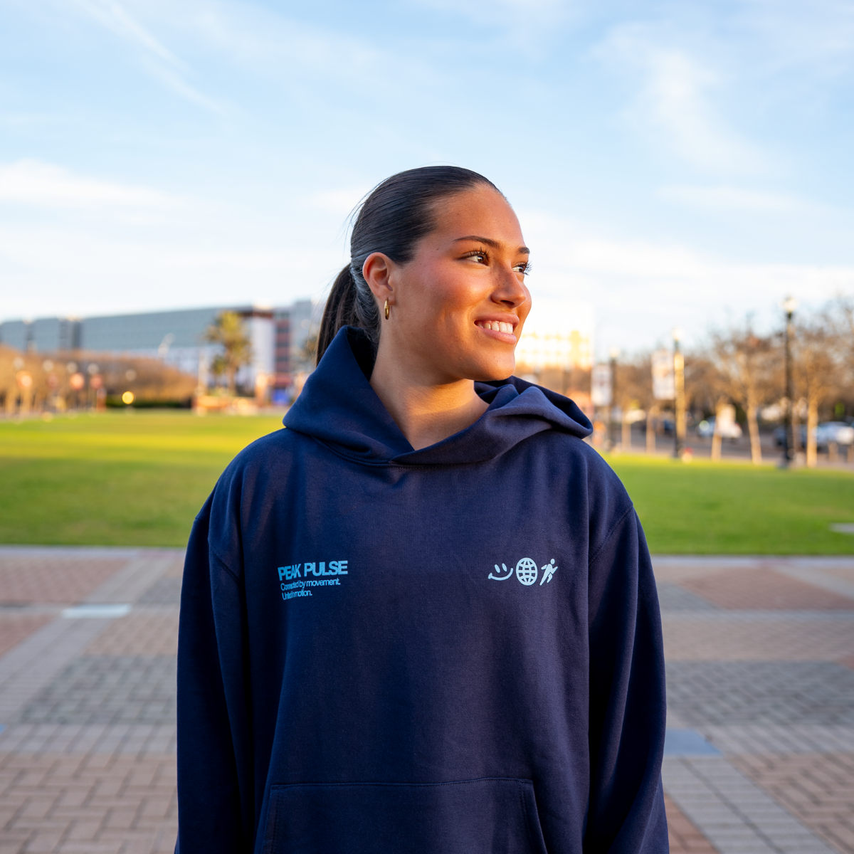 Connected by Movement - Navy / Powder Blue - LOCAL PICKUP - Peak Pulse