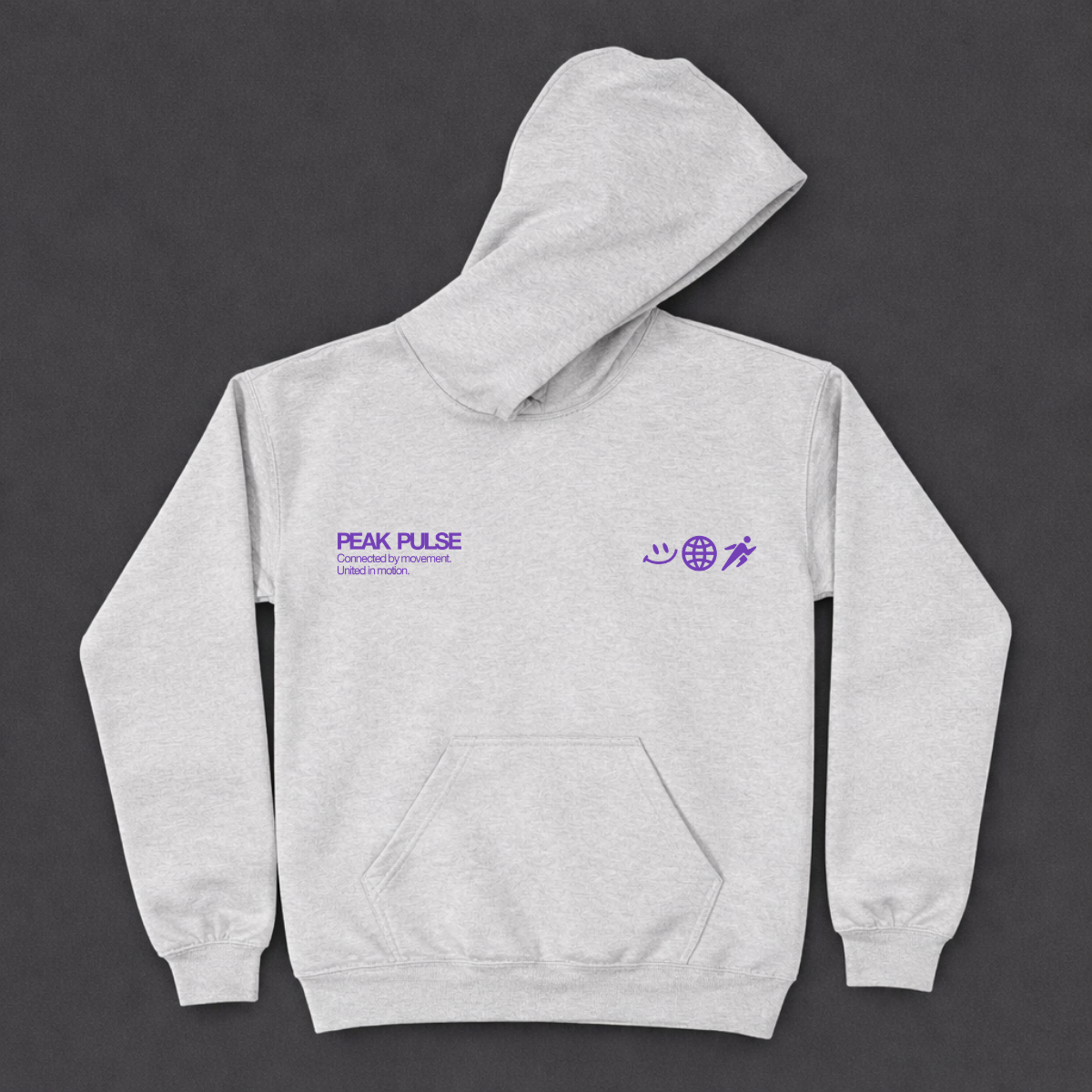 Connected by Movement - Grey / Purple - LOCAL PICKUP - Peak Pulse