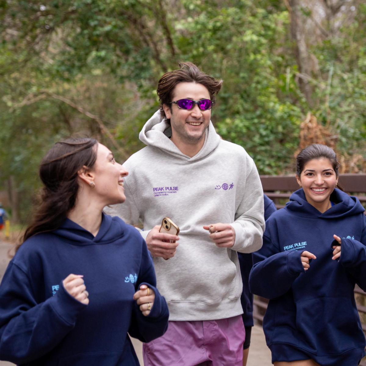 Connected by Movement - Grey / Purple - LOCAL PICKUP - Peak Pulse