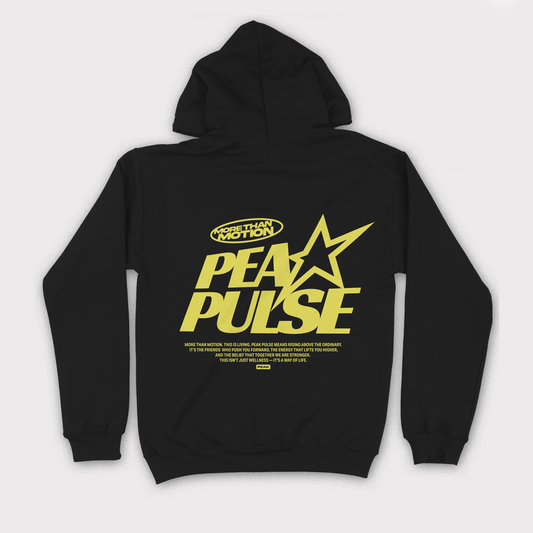 More than Motion Hoodie - Black / Yellow - LOCAL PICKUP
