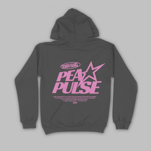 More than Motion Hoodie - Grey / Pink - LOCAL PICKUP